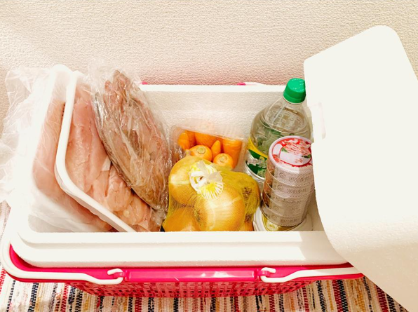 【新商品】レジかごにすっぽり収まる発泡スチロール箱「かご蔵ちゃん」発売開始