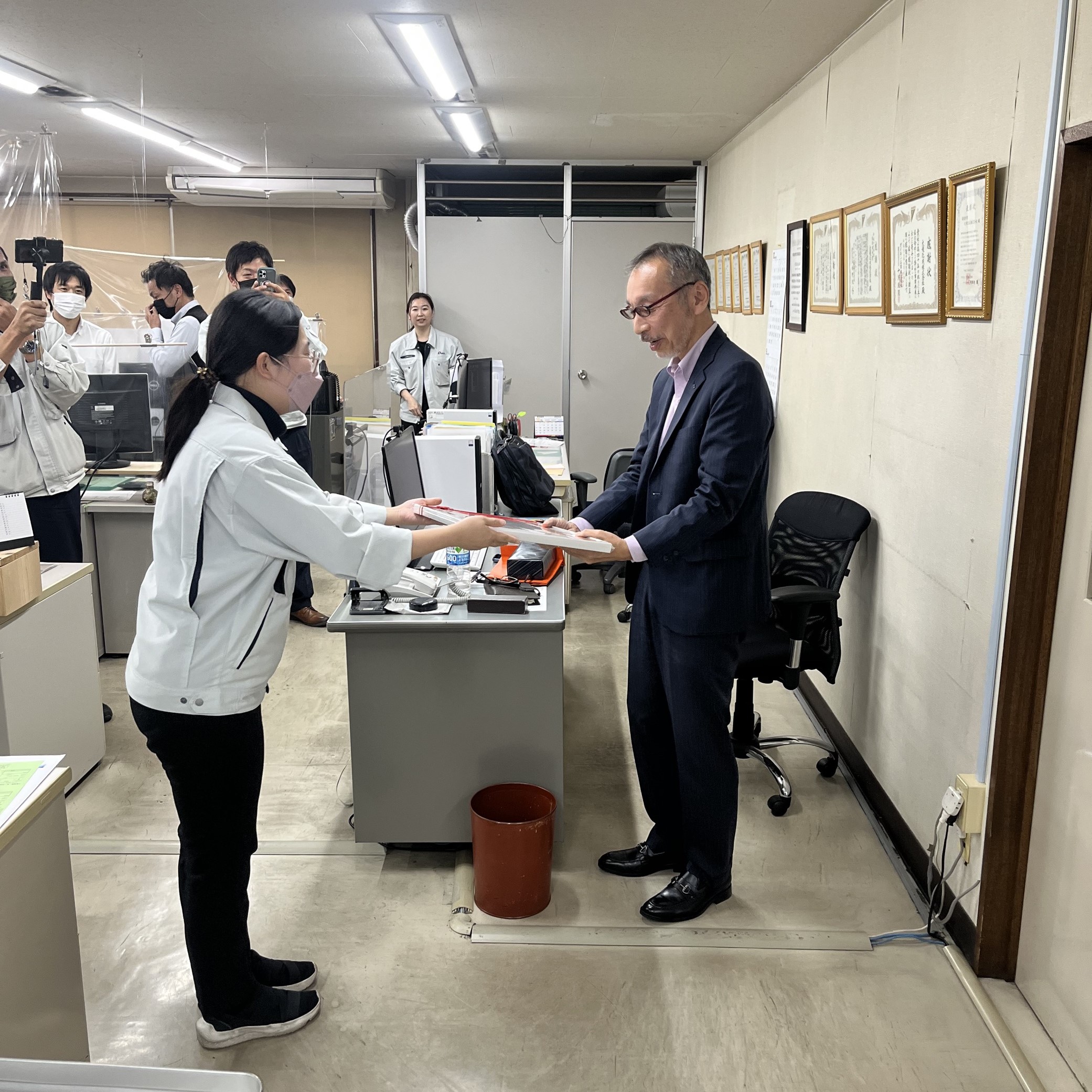 社長・尾坂、還暦を迎える